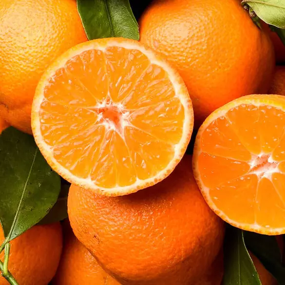 NYX Professional Makeup Juicy Boo Hair & Body Fragrance Mist scent top notes are of halved clementines and whole oranges representing top notes of juicy clementine, mango pulp, and golden berries.