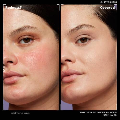 Efekt korektora NYX Professional Makeup Bare With Me