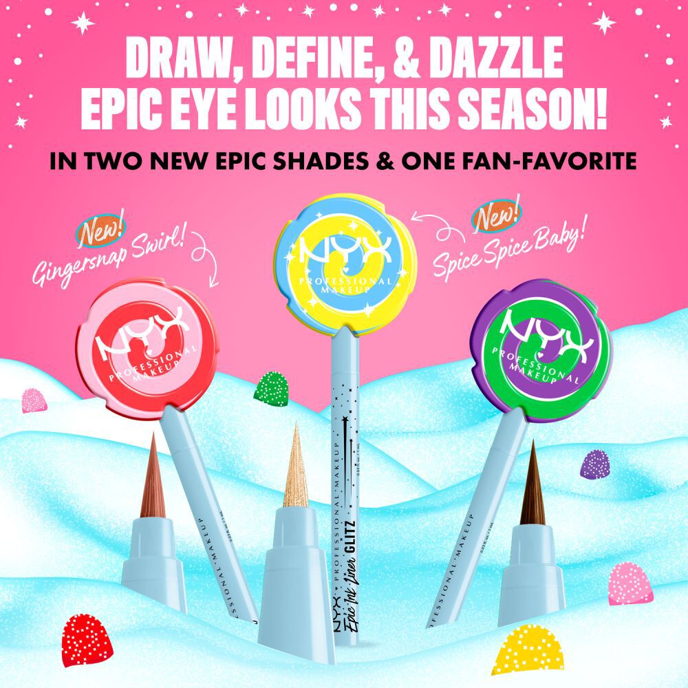 Paleta do twarzy NYX Professional Makeup Holiday Candy Swirl Liner