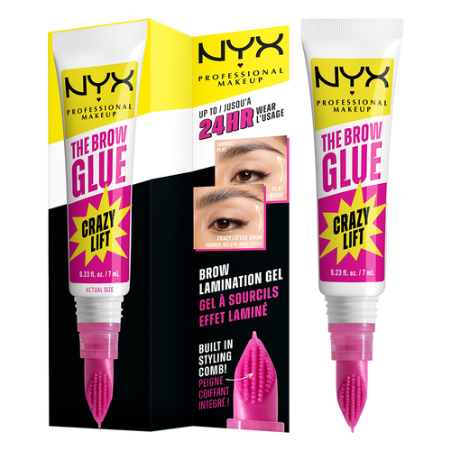 Żel do brwi z aplikatorem NYX Professional Makeup The Brow Glue Crazy Lift