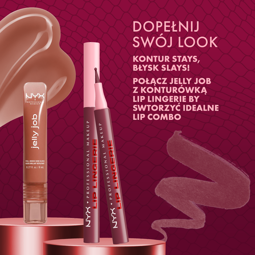 Konturowka do ust z tintem NYX PM Lip Lingerie Lip Liner Stain