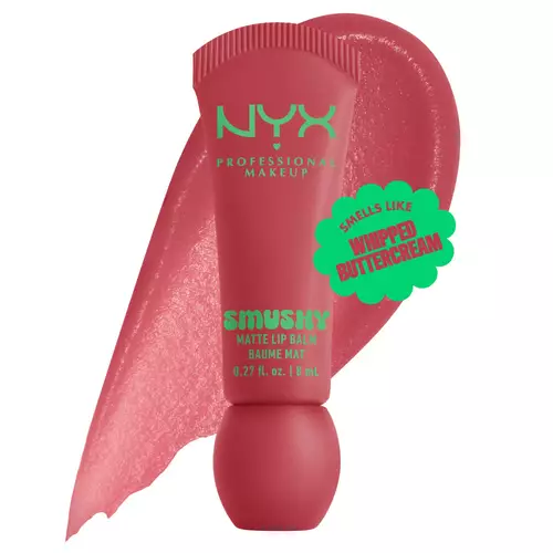 Smushy Matte Lip Balm od NYX PM w ciemniejszym odcieniu nude.