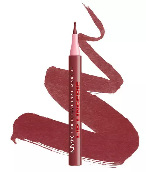 Lip Lingerie Lip Liner Stain od NYX PM w ciemniejszym odcieniu.