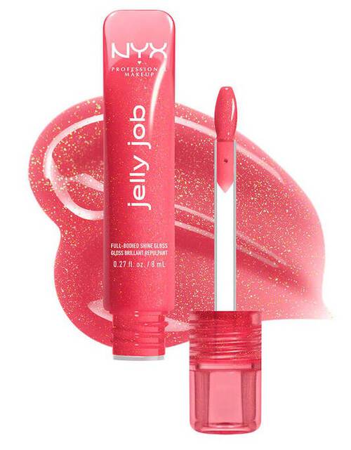 Błyszczyk Jelly Job od NYX PM w pastelowym odcieniu.