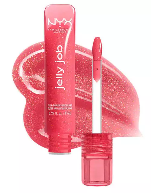 Błyszczyk Jelly Job od NYX PM w pastelowym odcieniu.