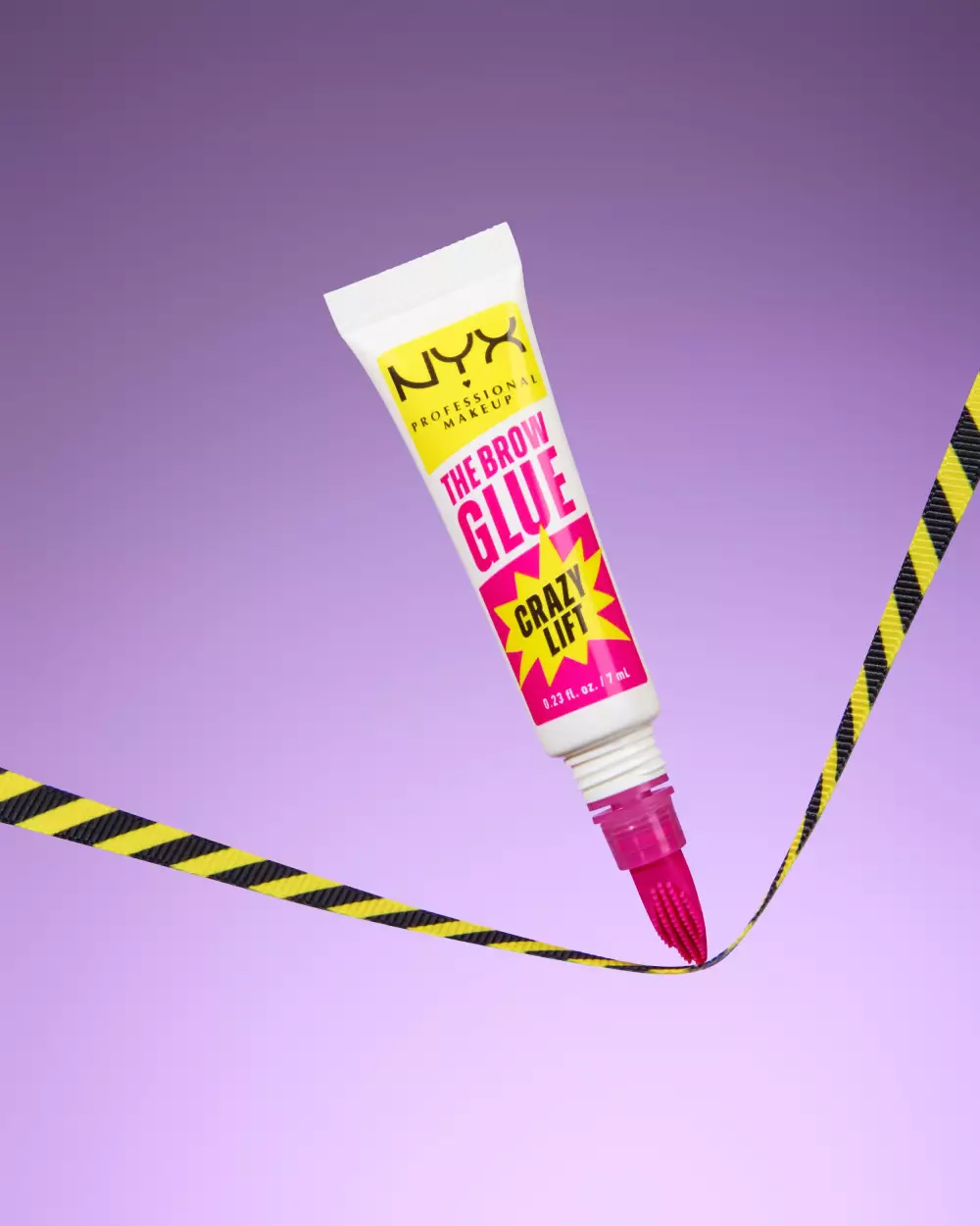NYX PM The Brow Glue Crazy Lift żel do laminacji brwi – grafika kampanijna