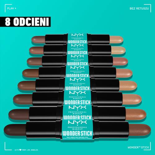 Wonderstick Dual – sztyft do konturowania NYX PM  w 8 odcieniach