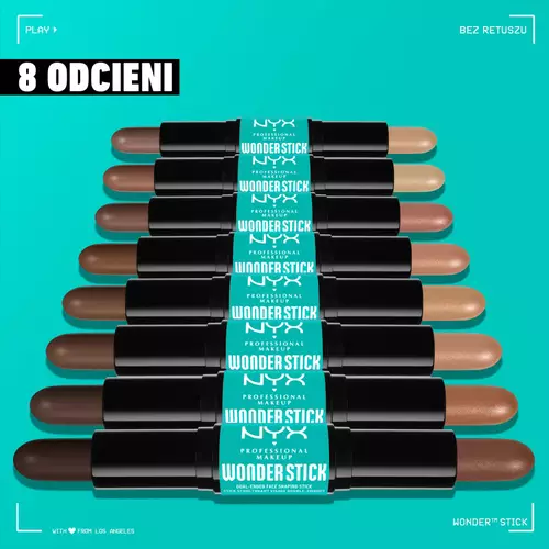 Wonderstick Dual – sztyft do konturowania NYX PM w 8 odcieniach
