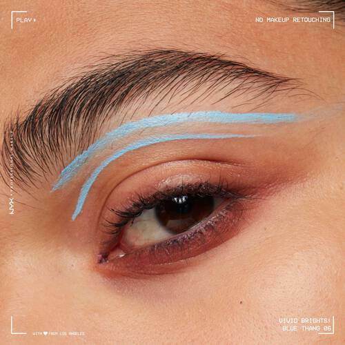 Neonowy eyeliner Vivid Brights Liner NYX Professional Makeup odcień: Blue Thang