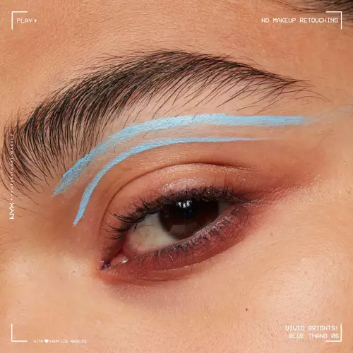 Neonowy eyeliner Vivid Brights Liner NYX Professional Makeup odcień: Blue Thang