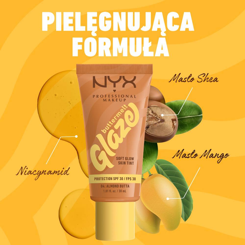 Tint do twarzy rozświetlająco-tonujący Buttermelt Glaze NYX Professional Makeup