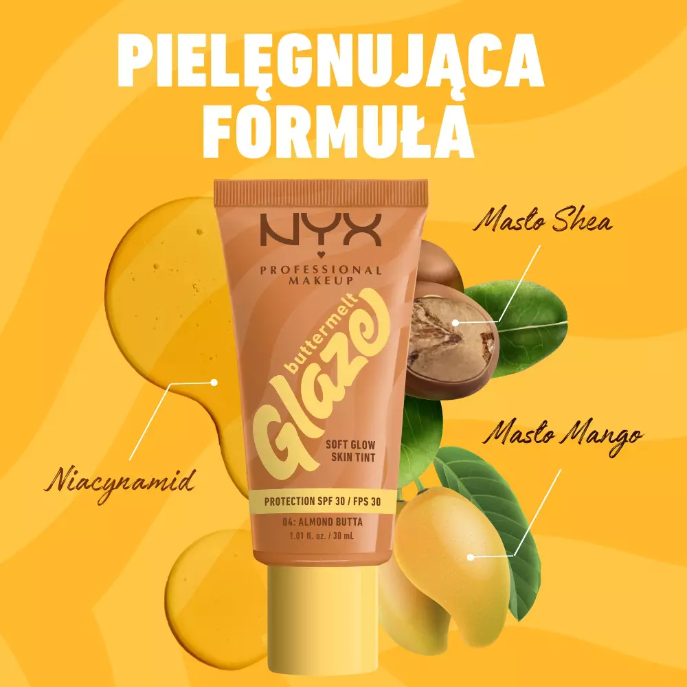 Tint do twarzy rozświetlająco-tonujący Buttermelt Glaze NYX Professional Makeup