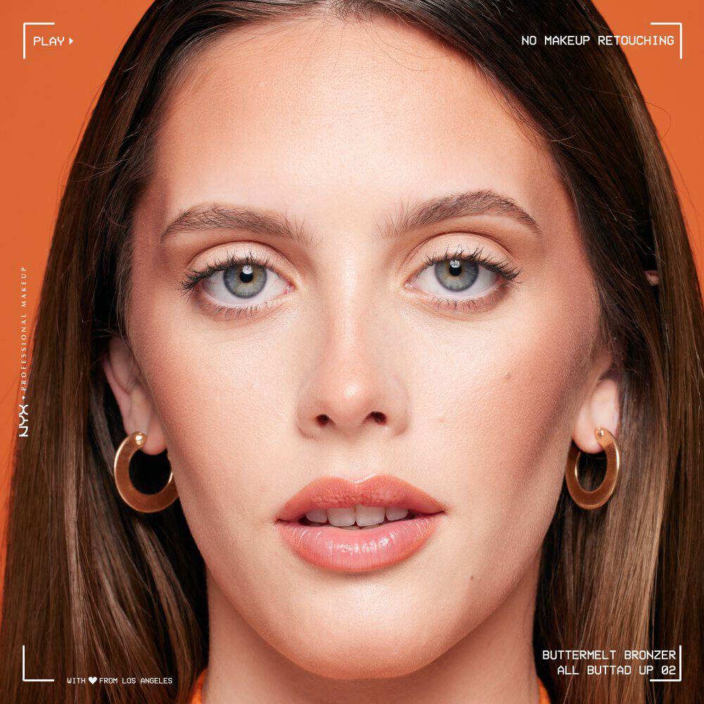 Efekt końcowy makijażu po użyciu bronzera od NYX