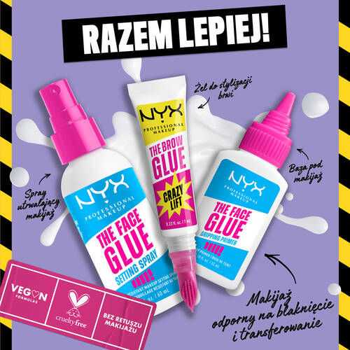 The Face Glue supertrwała baza pod makijaż NYX PM