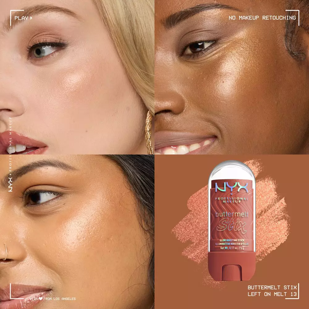 Kremowy bronzer do twarzy Buttermelt Bronzer NYX PM