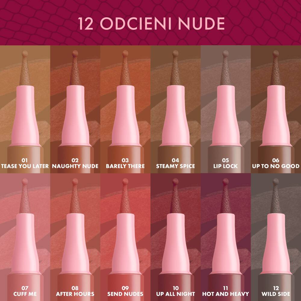 Konturowka do ust z tintem Lip Lingerie Lip Liner Stain NYX Professional Makeup w 12 odcieniach nude