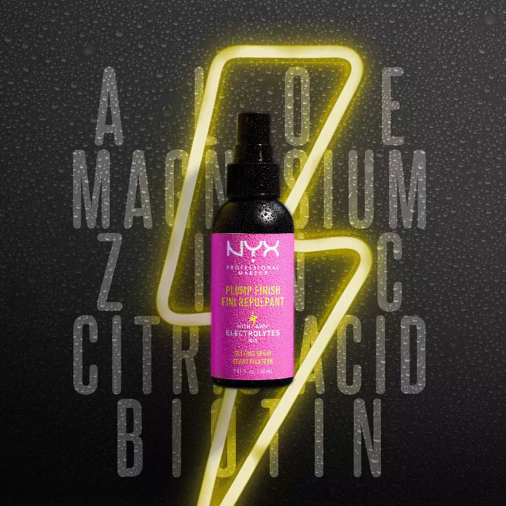 Spray utrwalający makijaż Plump Finish NYX Professional Makeup