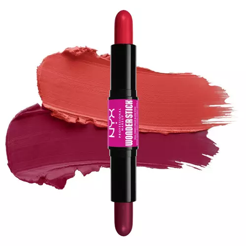 Wonder Stick Roż w Sztyfcie od NYX PM z dwiema końcowkami.