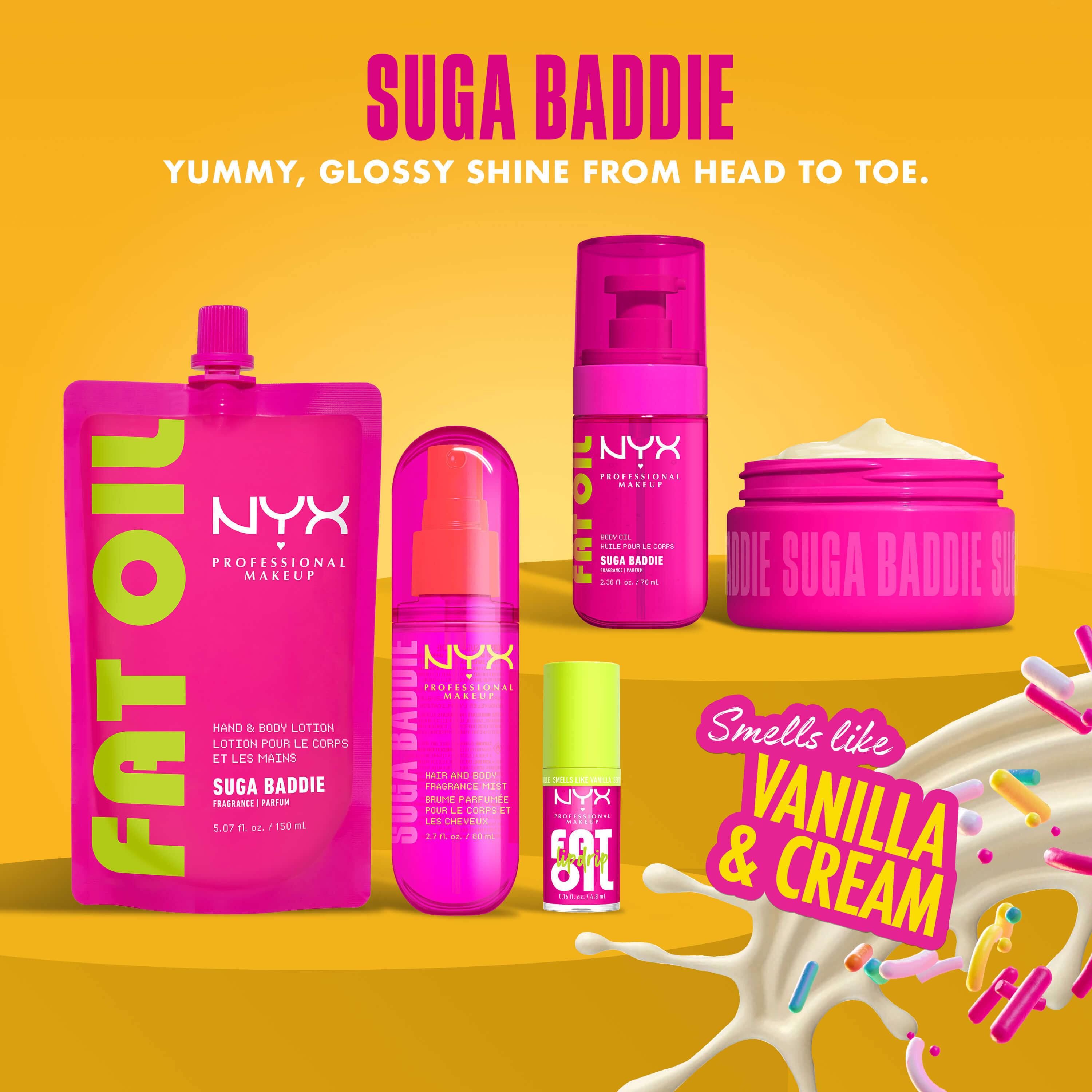 Suga Baddie Hair & Body Fragrance Mist