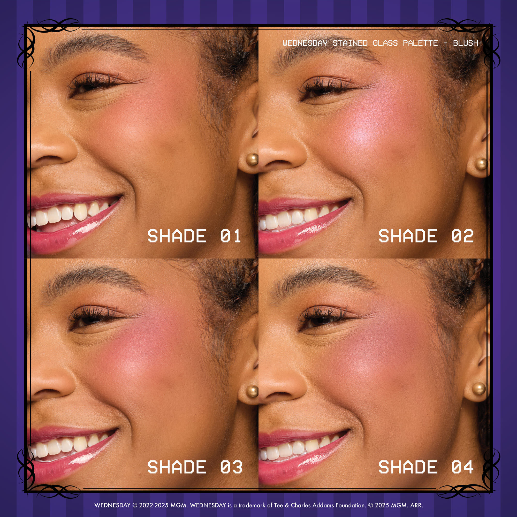 Wednesday Stained Glass Blush Palette