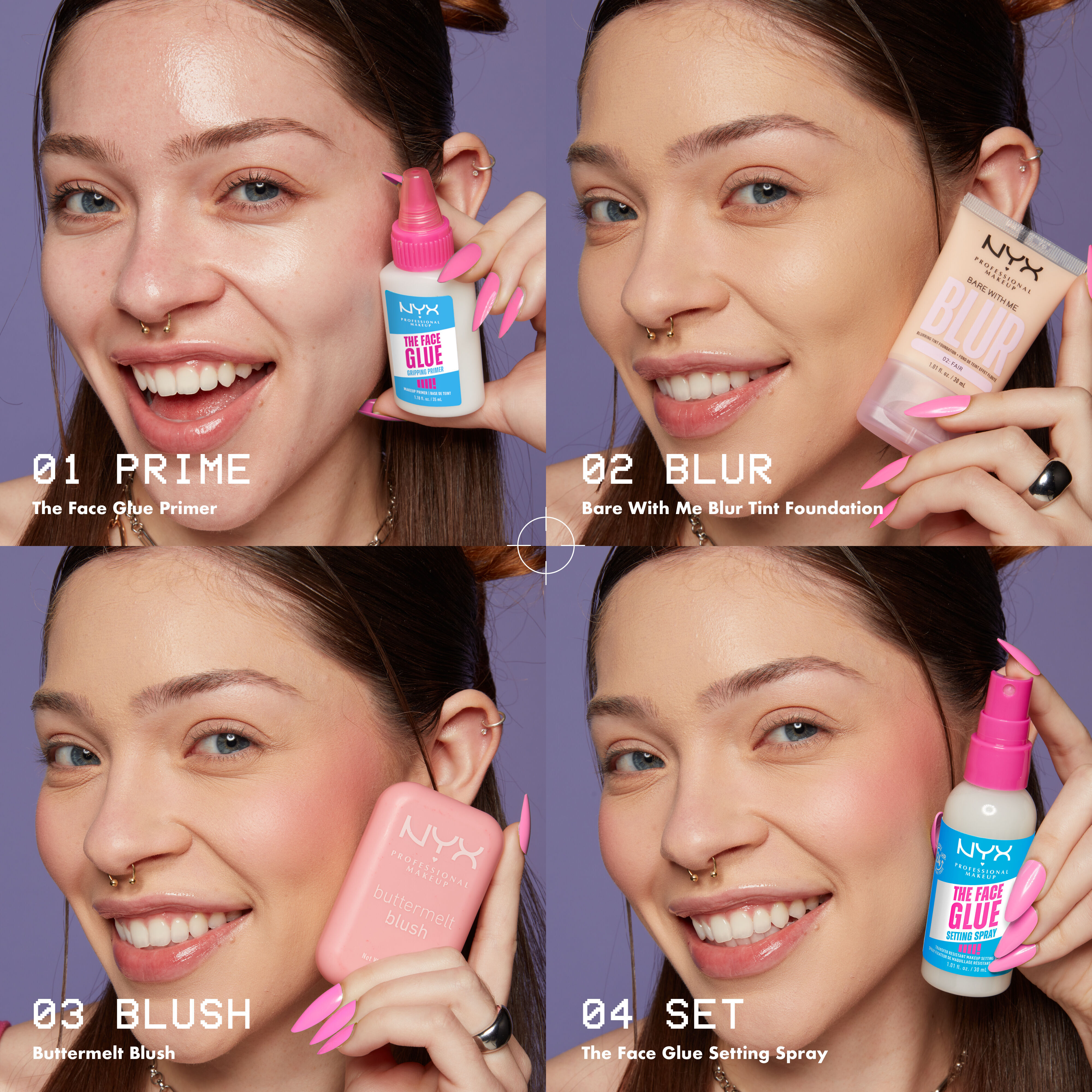 THE FACE GLUE SUPERTRWAŁY SPRAY UTRWALAJĄCY