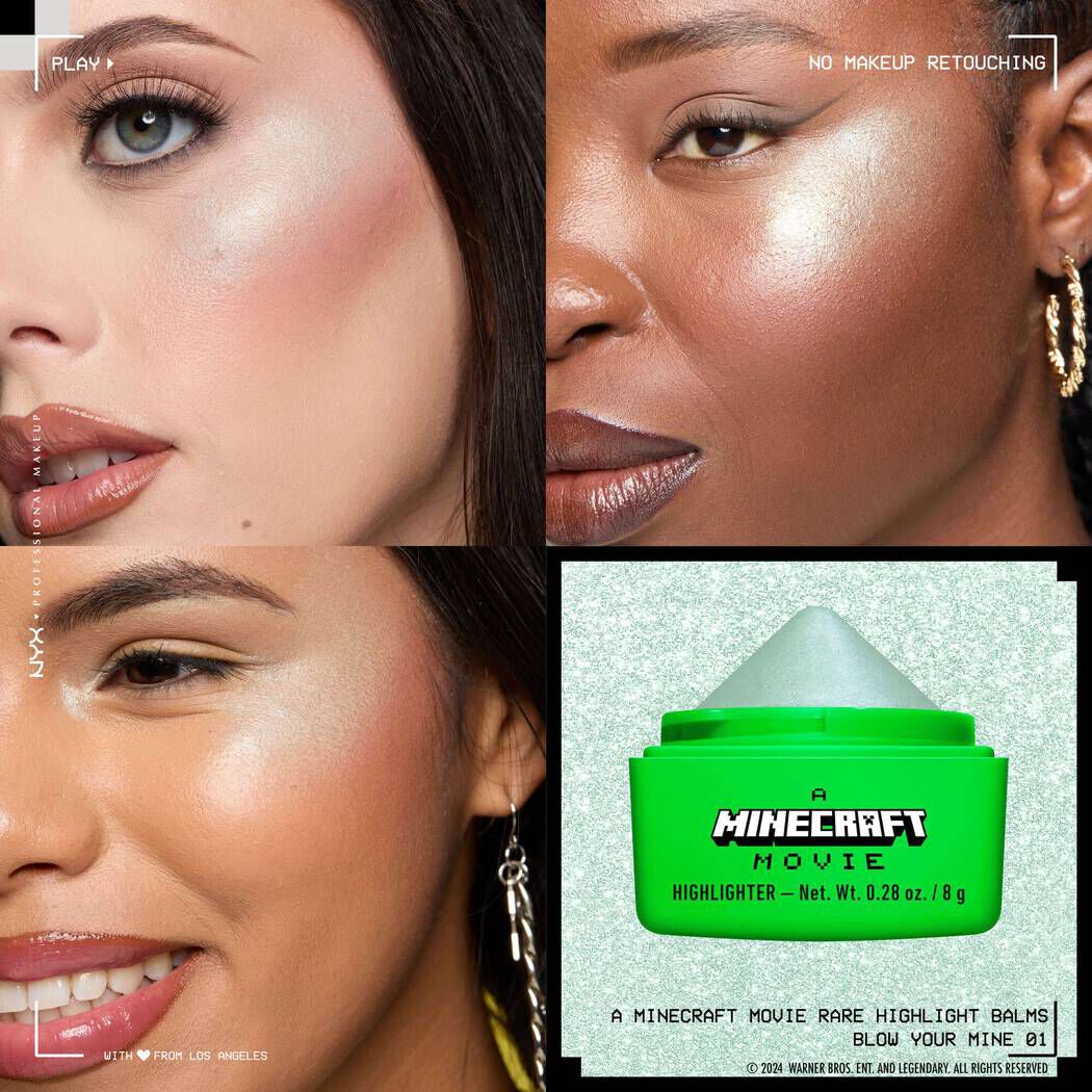 A MINECRAFT MOVIE Rare Highlight Balms Rozświetlacz
