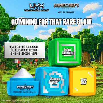 A MINECRAFT MOVIE Rare Highlight Balms Rozświetlacz