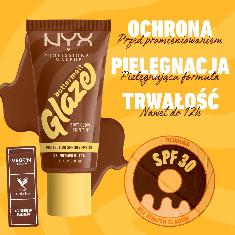 Buttermelt Glaze Tint do Twarzy z SPF 30