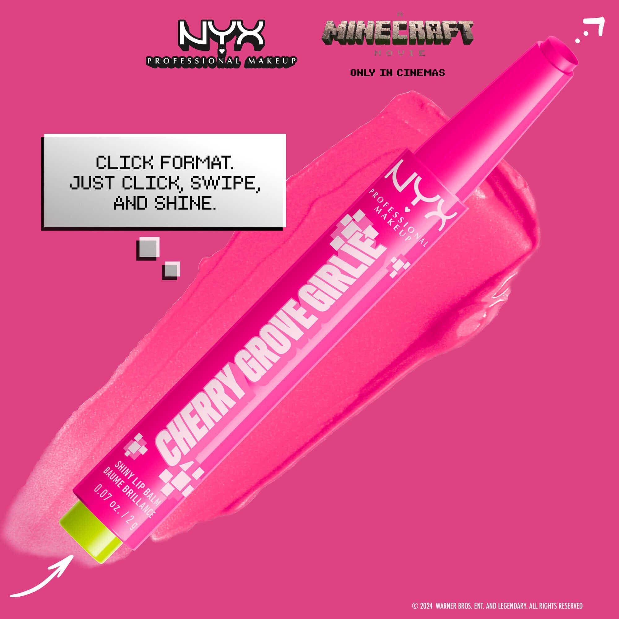 A MINECRAFT MOVIE Fat Oil Slick Click Balsam Do Ust W Sztyfcie