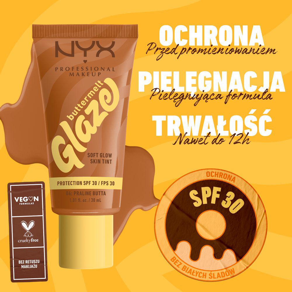Buttermelt Glaze Tint do Twarzy z SPF 30