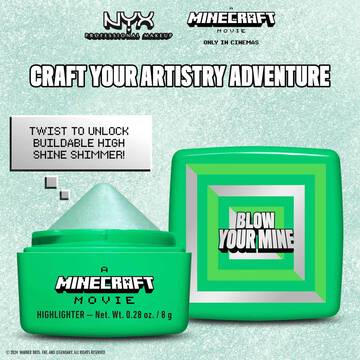 A MINECRAFT MOVIE Rare Highlight Balms Rozświetlacz