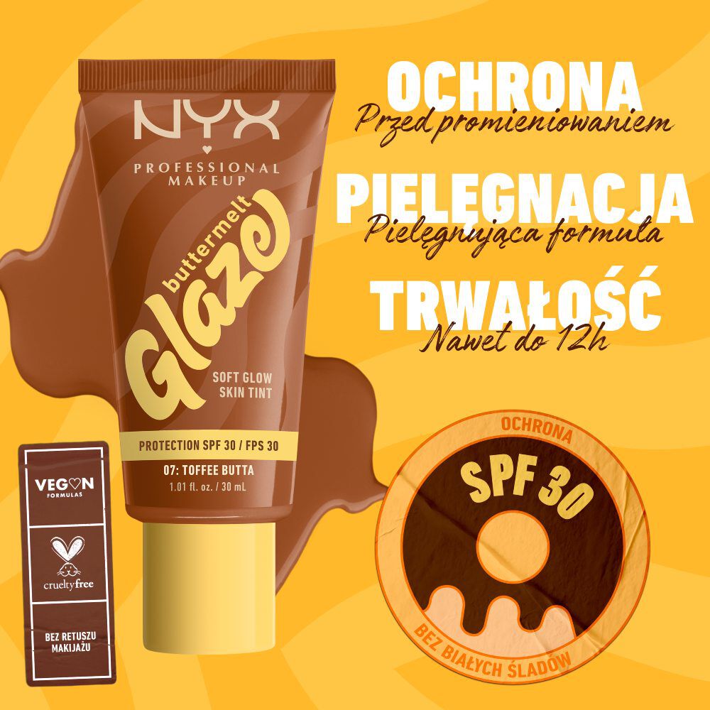 Buttermelt Glaze Tint do Twarzy z SPF 30