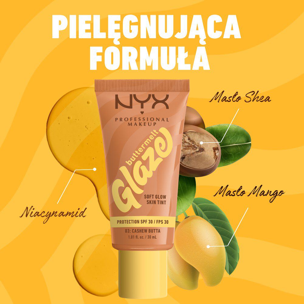 Buttermelt Glaze Tint do Twarzy z SPF 30