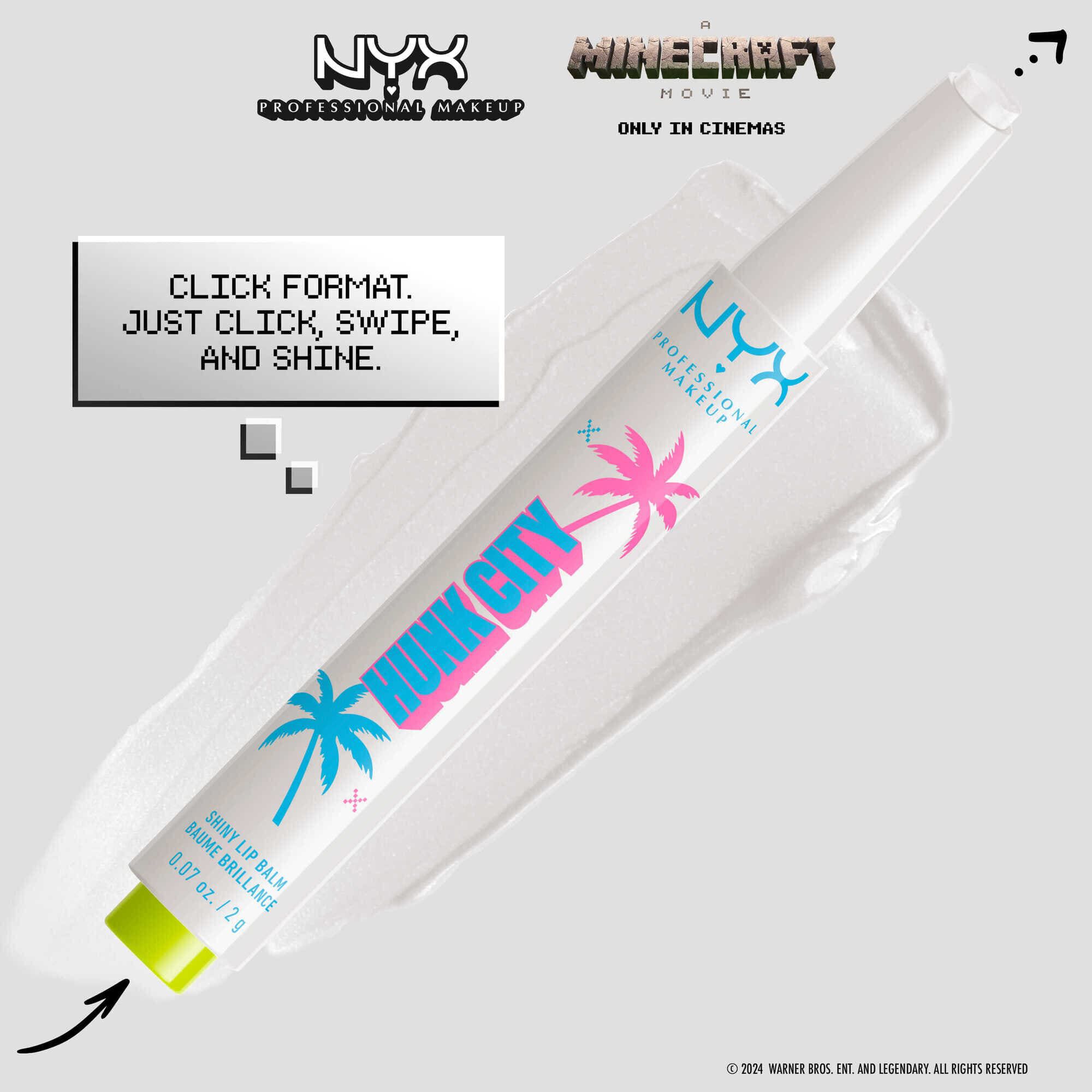 A MINECRAFT MOVIE Fat Oil Slick Click Balsam Do Ust W Sztyfcie