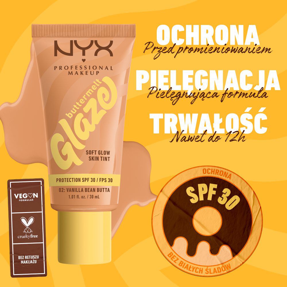 Buttermelt Glaze Tint do Twarzy z SPF 30