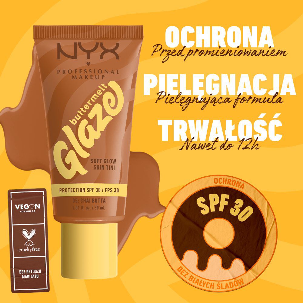 Buttermelt Glaze Tint do Twarzy z SPF 30