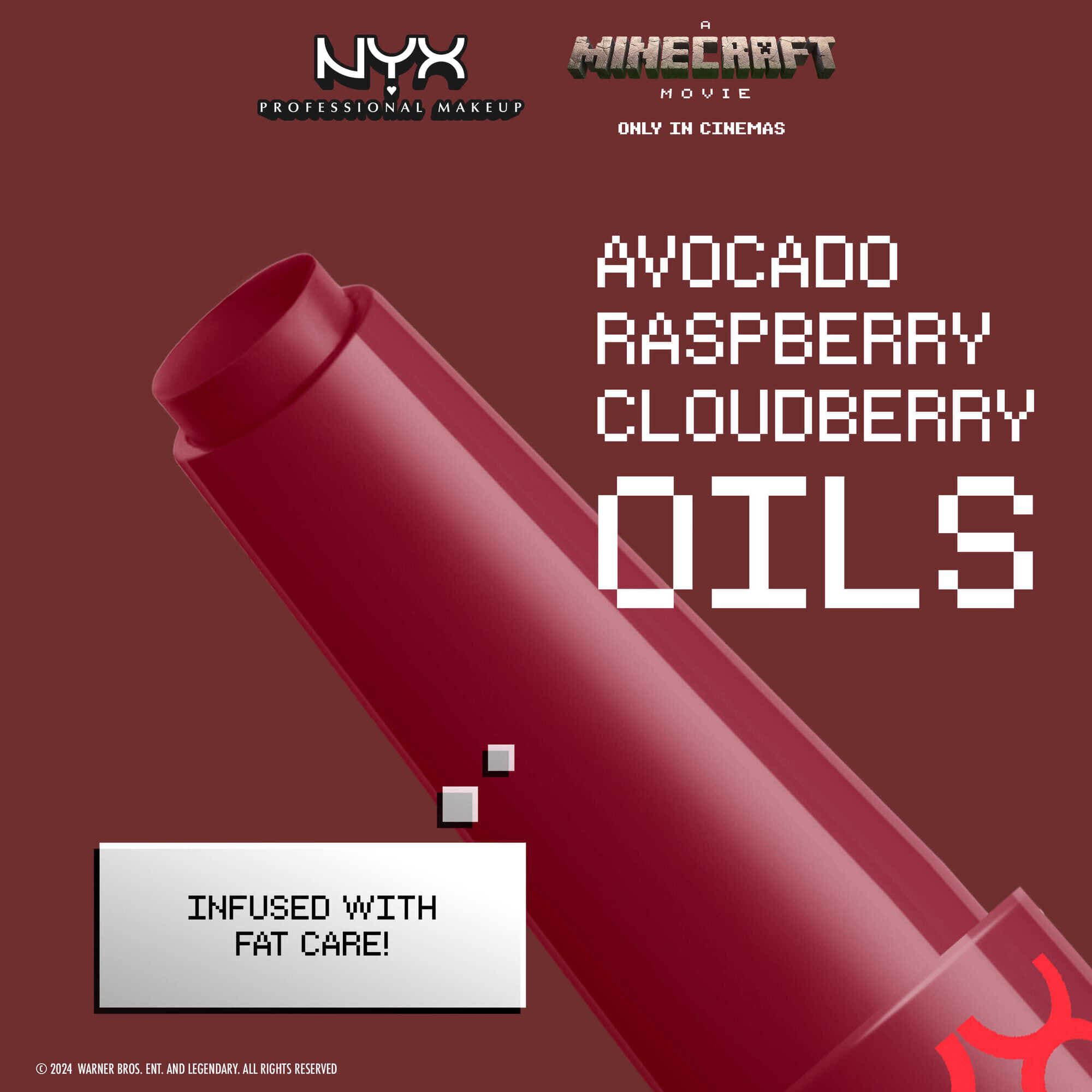 A MINECRAFT MOVIE Fat Oil Slick Click Balsam Do Ust W Sztyfcie